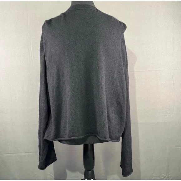 Sofie D’Hoore Cardigan W M 100% Cashmere Minimalist Quiet Luxury Soft Black Luxe - Picture 4 of 14